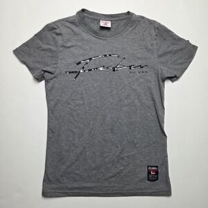 VTG FUBU Y2K Charcoal Gray Graphic Tee Size Large